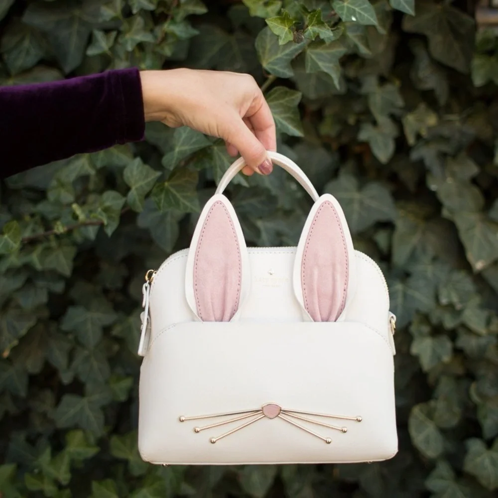KATE SPADE MAKE MAGIC RABBIT BUNNY MAISE SATCHEL CROSSBODY SHOULDER BAG